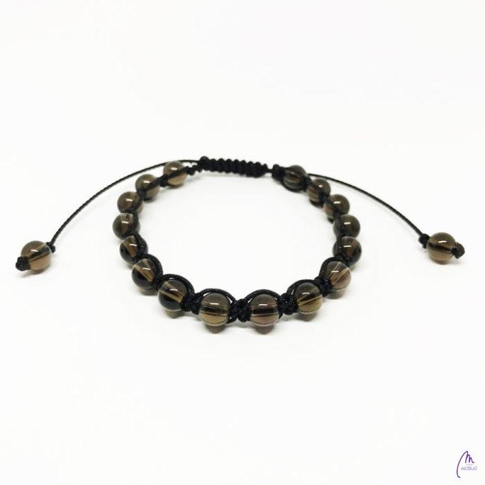 Makramee Quarz-Rauch