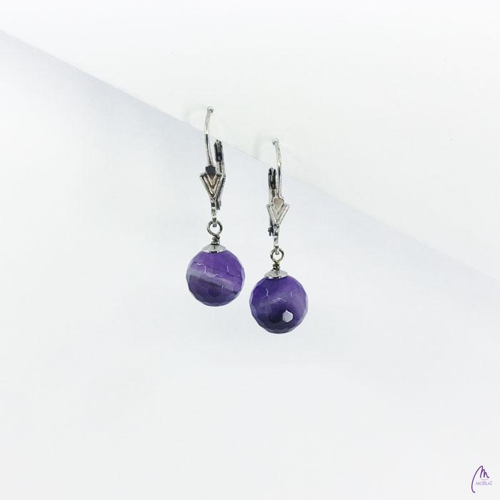 Klassischer Amethyst Chevron