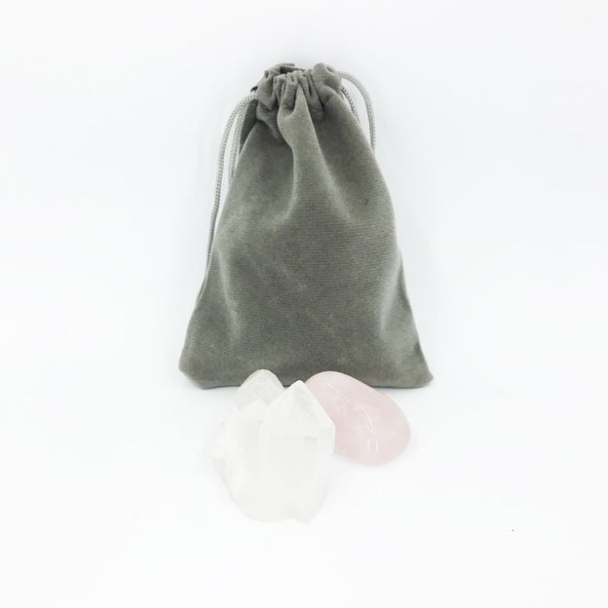 Vrečka presenečenja L siva