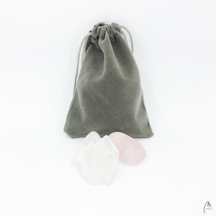 Vrečka presenečenja L siva